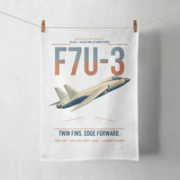 Thumbnail for F7U-3 Cutlass design on white towel