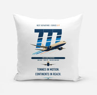Thumbnail for Boeing 777F design on white pillow