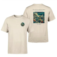 Thumbnail for VINTAGE G4495 - The Monsoon Break Sprint - Double-Side T-Shirt design on beige double side t shirt