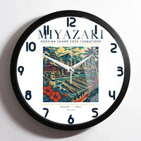 Thumbnail for MIYAZAKI - Poster - Wall Clock Framed - White