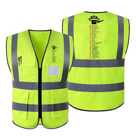Aviation Alphabet Reflective Vests