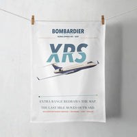 Thumbnail for Bombardier Global Express XRS design on white towel