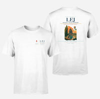 Thumbnail for Leipzig–Halle Airport (LEJ) design printed on white double-side t-shirt
