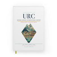 Thumbnail for Urumqi Diwopu International Airport (URC) design on white notebook