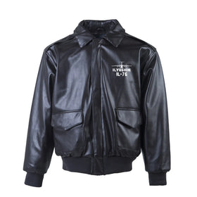 ILyushin IL-76 & Plane Leather Bomber Jackets (NO Fur)
