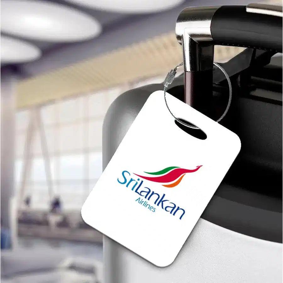 Acrylic luggage tag with Sri Lankan Airlines design — view 2.