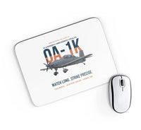 Thumbnail for OA-1K Skyraider II Armed Overwatch design on white rectangle mouse pad