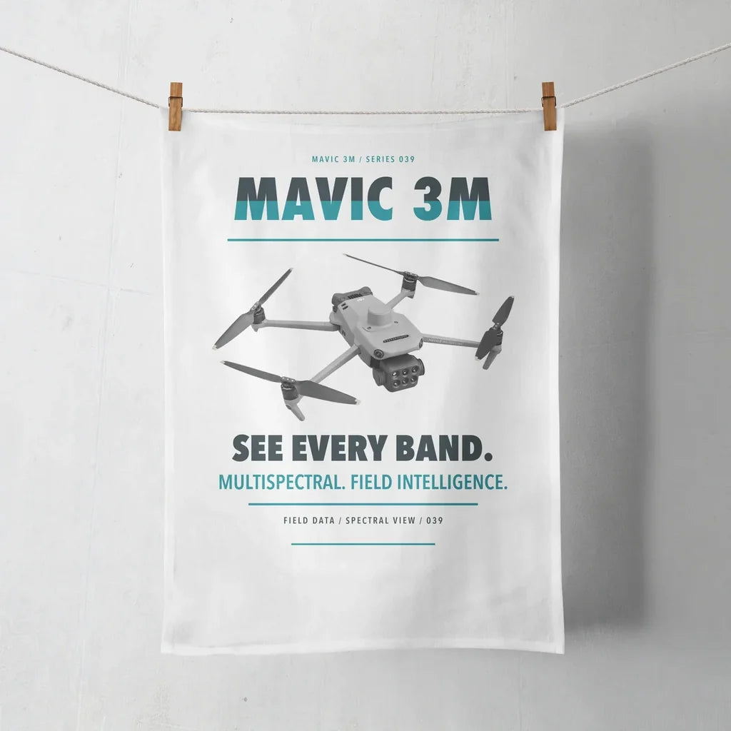 DJI Mavic 3 Multispectral design on white towel