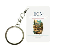 Thumbnail for Ercan International Airport (ECN) design on white key chain