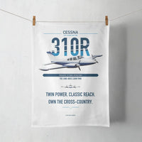 Thumbnail for Cessna 310R design on white towel