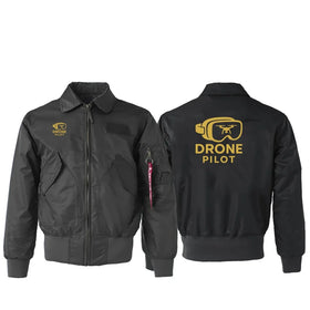 Googles & Drone Pilot Embroidered Patch Attachable Jackets