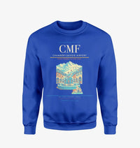 Thumbnail for Chambéry-Savoie Airport (CMF) design on blue sweatshirt