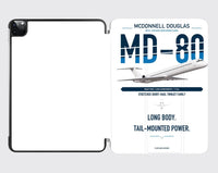 Thumbnail for McDonnell Douglas MD-80 design on white ipad tablet case
