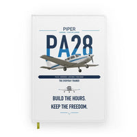 Thumbnail for Piper PA-28 Cherokee design on white notebook