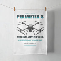 Thumbnail for Skyfront Perimeter 8 design on white towel