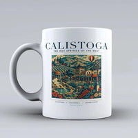 Thumbnail for CALISTOGA - Poster - Mug - White