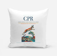 Thumbnail for Casper–Natrona County International Airport (CPR) design on white pillow