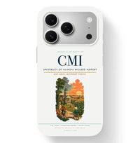 Thumbnail for Champaign/Urbana Airport (CMI) design on white iPhone 17 Pro MagSafe case