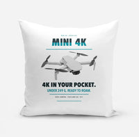Thumbnail for DJI Mini 4K design on white pillow