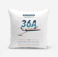 Thumbnail for Bombardier Learjet 36A design on white pillow