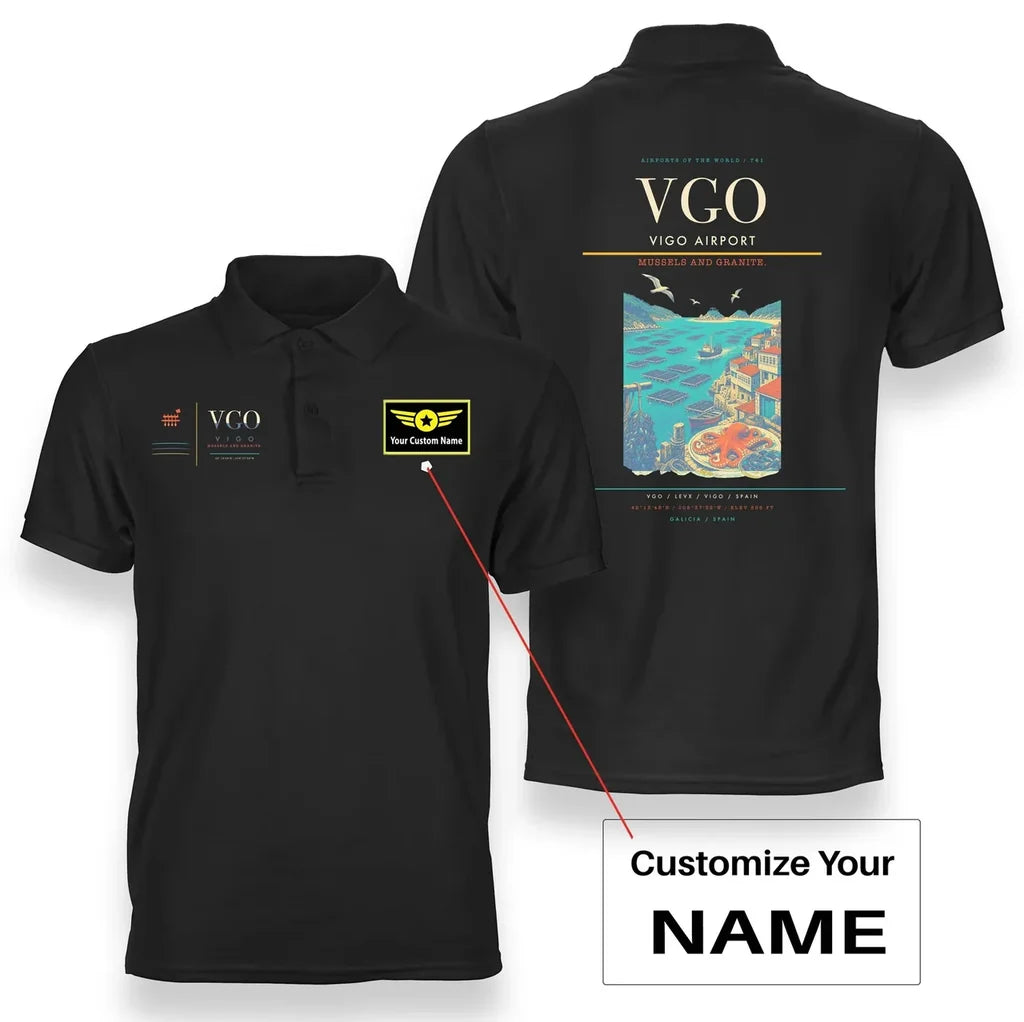 Vigo Airport VGO Black+Name