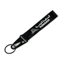 Thumbnail for Tunisair Hawk-shaped key chain, Black + NO NAME