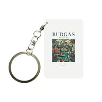 Thumbnail for BURGAS - Poster - Key Chain - White