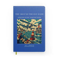 Thumbnail for VINTAGE G4299 - The Around The Bay Dash - Designed Notebooks design on blue