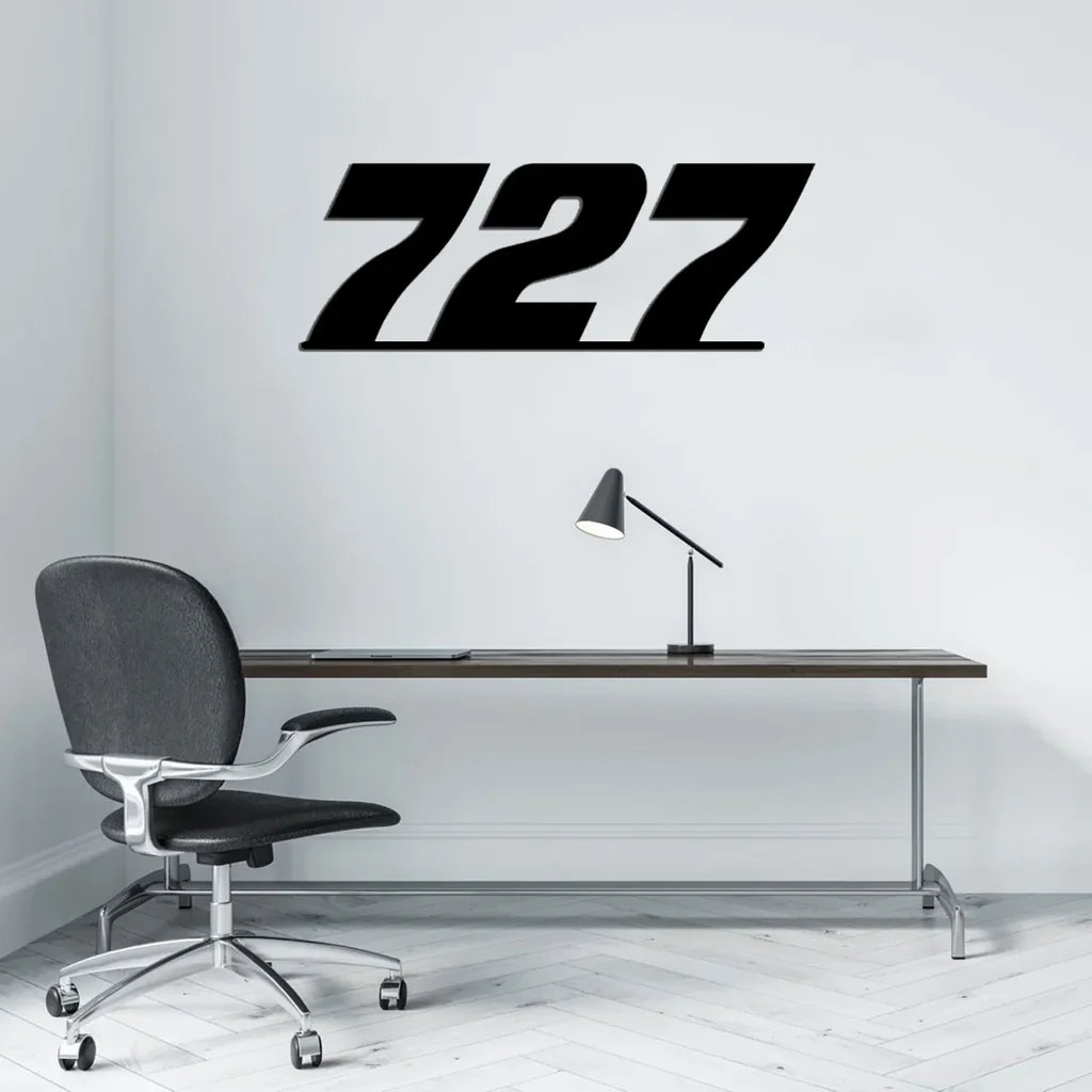 Customisable Boeing 727 Metal Sign - view 2