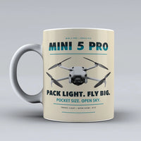 Thumbnail for Mini 5 Pro Mug design on beige dji