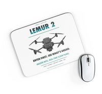 Thumbnail for BRINC LEMUR 2 design on white rectangle mouse pad