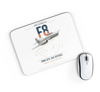 Thumbnail for Gloster Meteor F8 design on white rectangle mouse pad