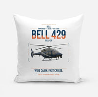 Thumbnail for Bell 429 design on white pillow