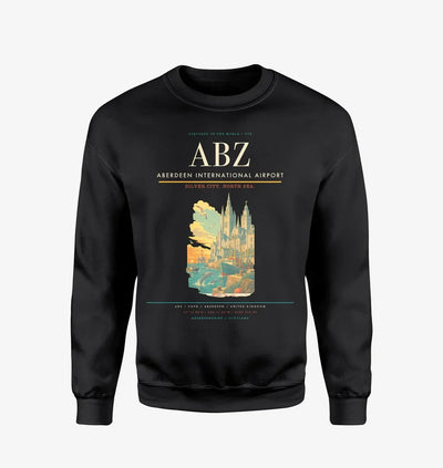 Aberdeen International Airport ABZ Sweatshirt - Black