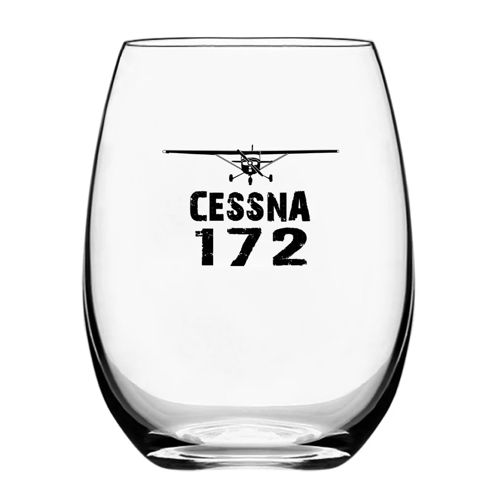 Customisable Cessna 172 Drinking Glass - view 2