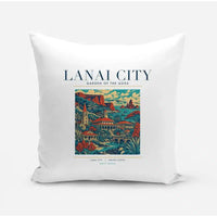 Thumbnail for LANAI CITY - Poster - Pillow - White