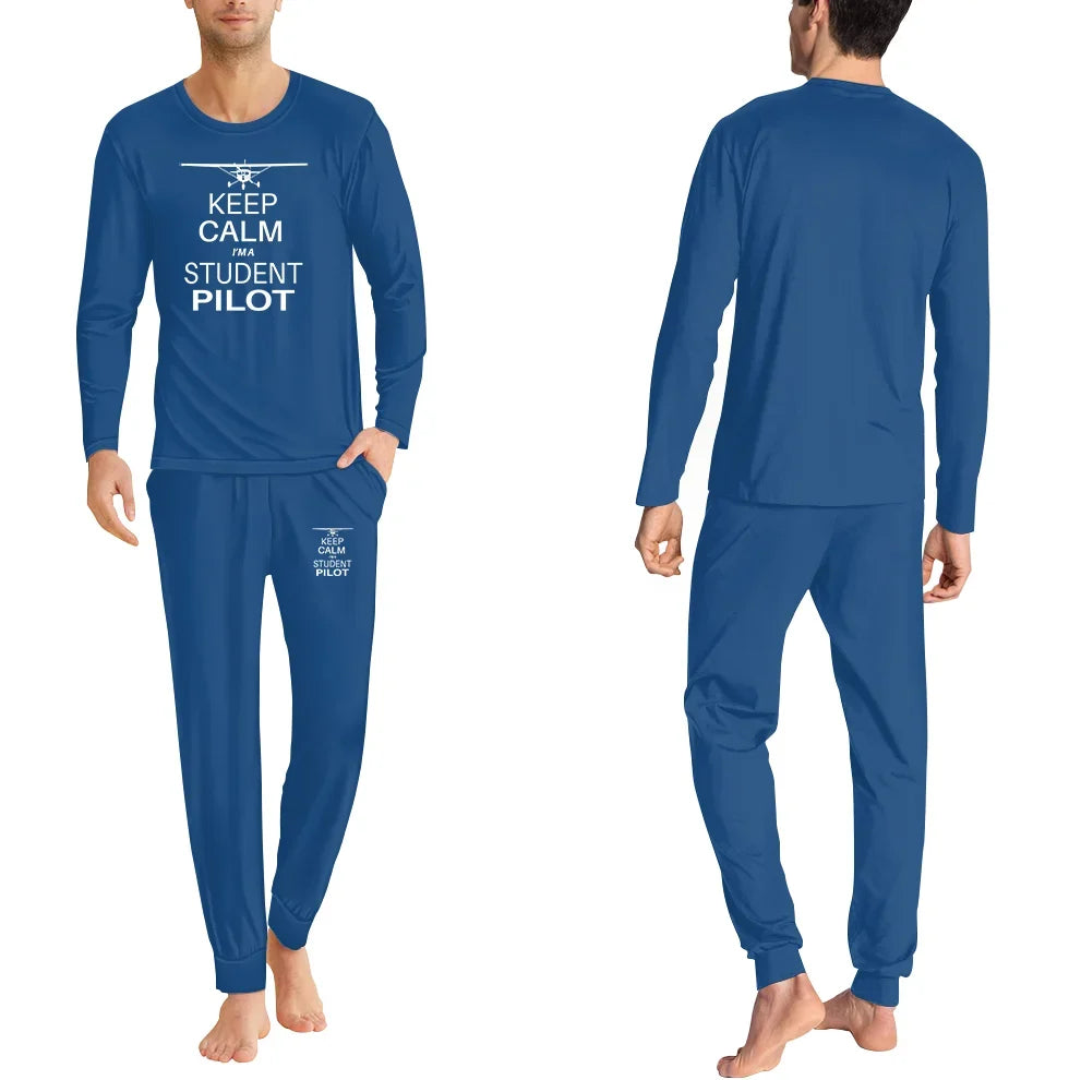 Student Pilot men pajamas - Blue
