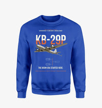 Thumbnail for KB-29P SUPERFORTRESS design on blue sweatshirt