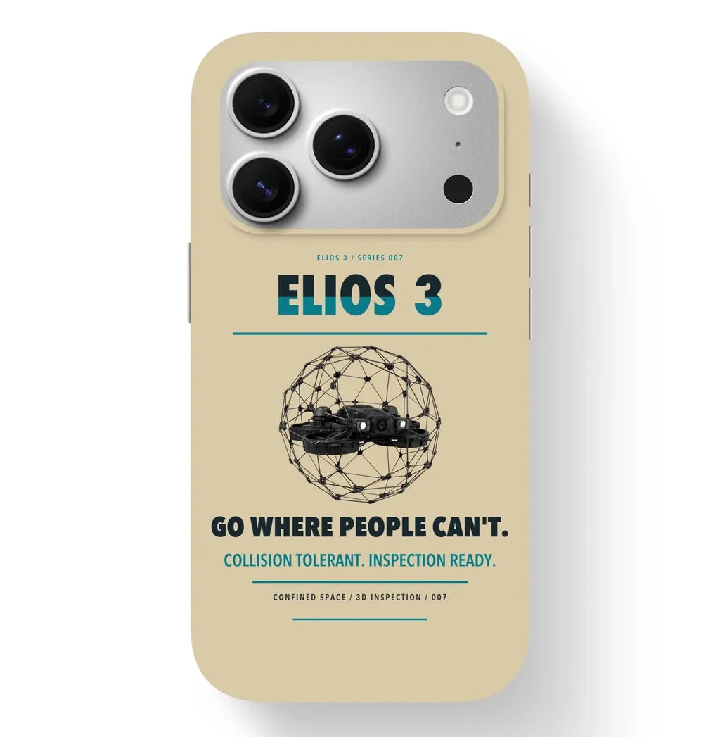 Flyability Elios 3 Case design on beige iphone case