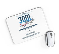 Thumbnail for Extra 300L design on white rectangle mouse pad