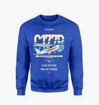 Thumbnail for Cessna 177B Cardinal design on blue sweatshirt