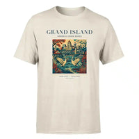 Thumbnail for GRAND ISLAND - Poster - Premium T-Shirt - Beige
