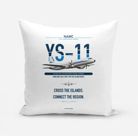 Thumbnail for NAMC YS-11A design on white pillow