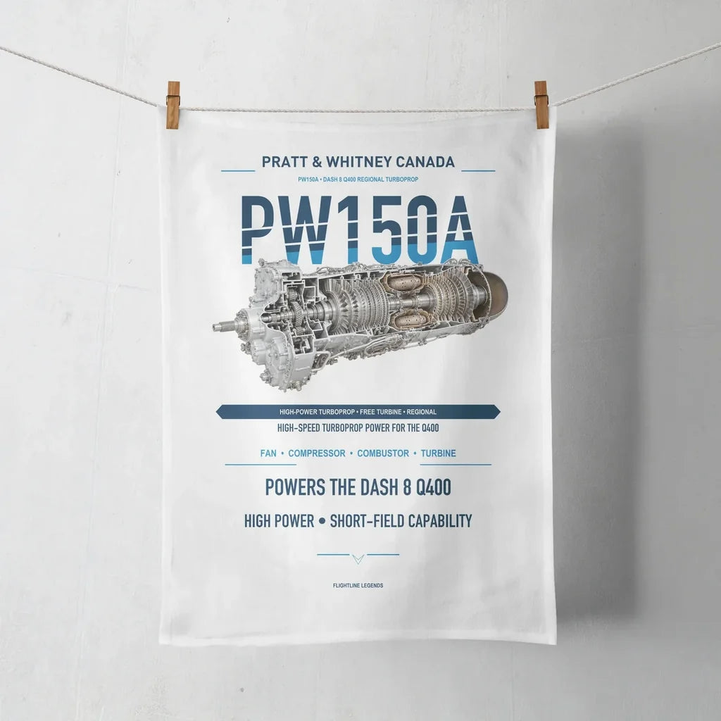 PW150A design on white towel