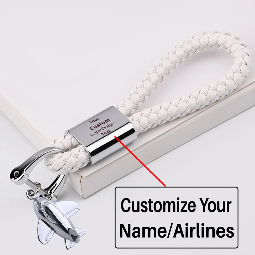 Customisable Logo Design Leather Car Key Chain - view 2