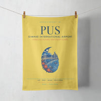 Thumbnail for Gimhae International Airport Busan (PUS) design on yellow towel