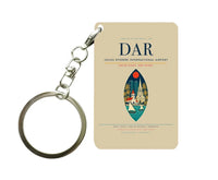 Thumbnail for Julius Nyerere International Airport DAR Key Chain design on beige key chain
