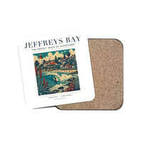 Thumbnail for JEFFREYS BAY - Poster - Coaster - White