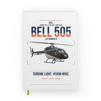 Thumbnail for Bell 505 Jet Ranger X design on white notebook