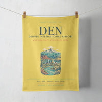 Thumbnail for Denver International Airport (DEN) design on yellow towel